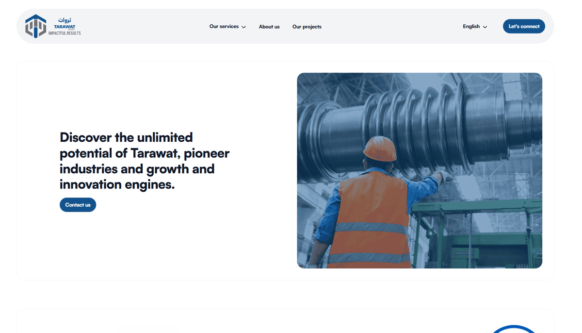 Tarawat Business Consulting Platform
